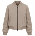 Loro Piana Fabric Women Bomber Beige