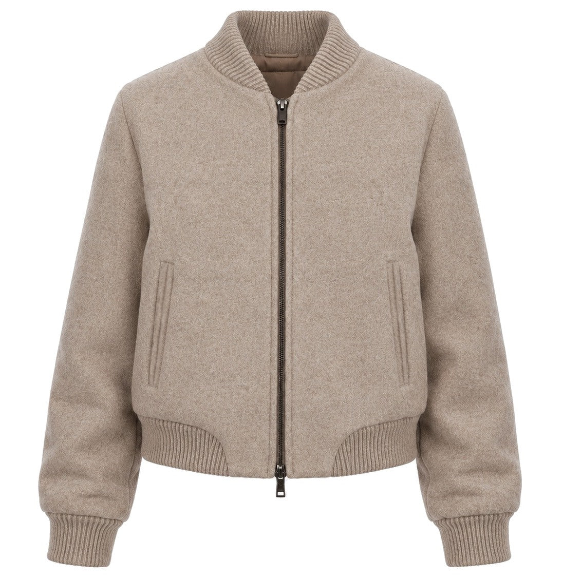 Loro Piana Fabric Women Bomber Beige