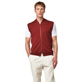 Alpha Studio Men Vest Bomber Zip Red