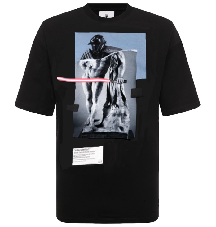 Diego Venturino Men T-Shirt Death Trooper Black
