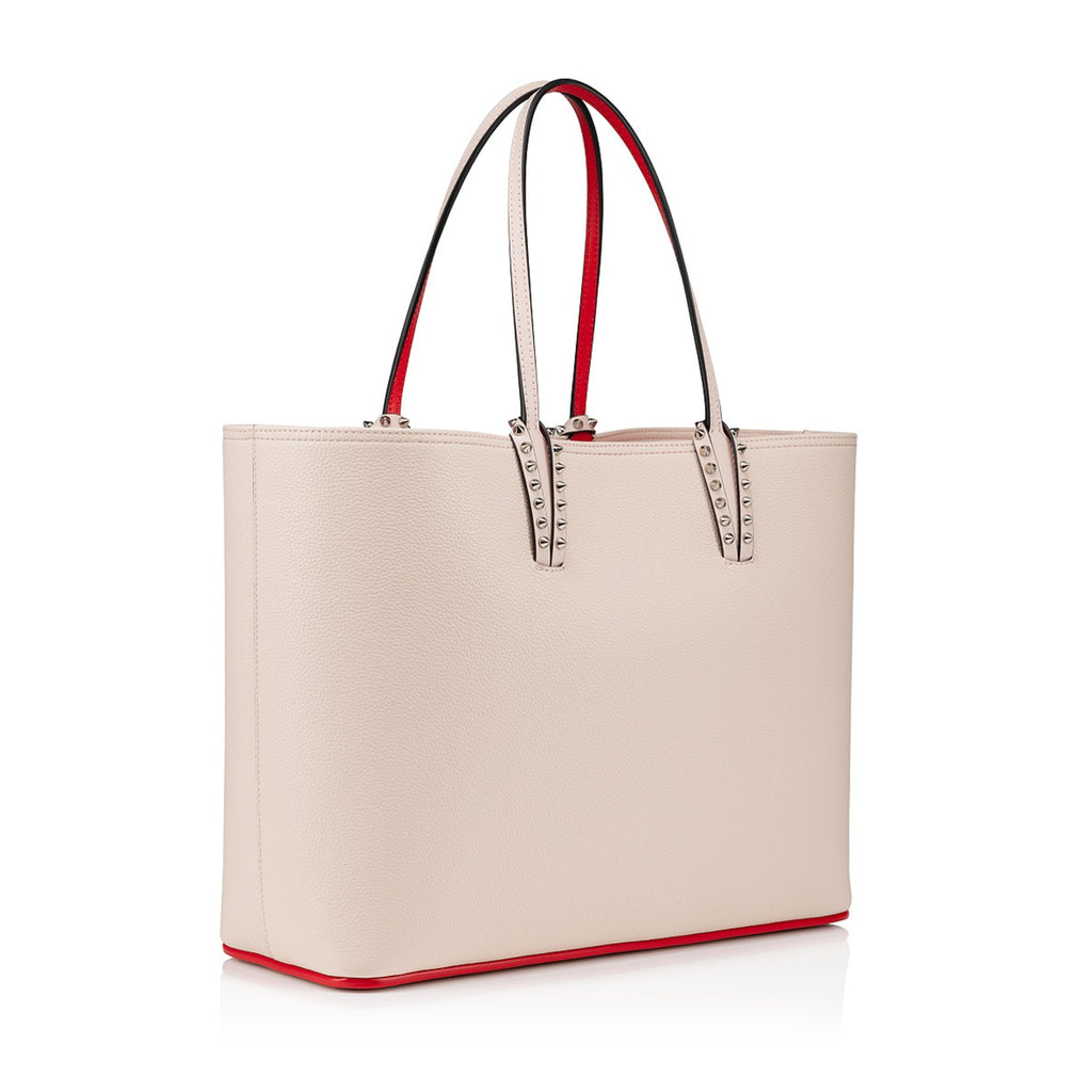 Christian Louboutin Women Cabata Large Leche Handbags Beige