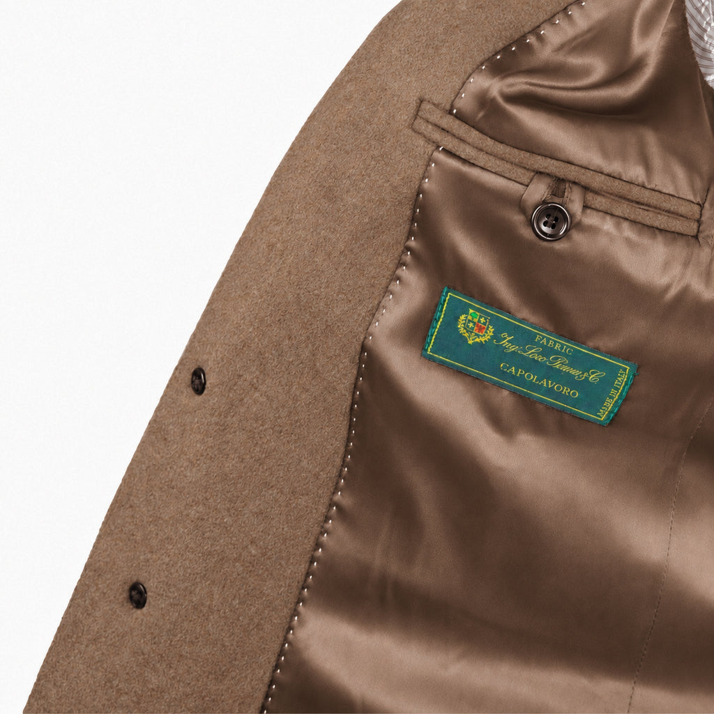 Loro Piana Fabric Men Coat Cammello Camel