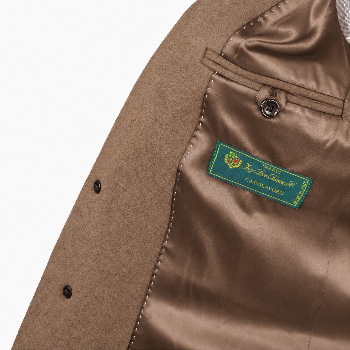 Loro Piana Fabric Men Coat Cammello Camel
