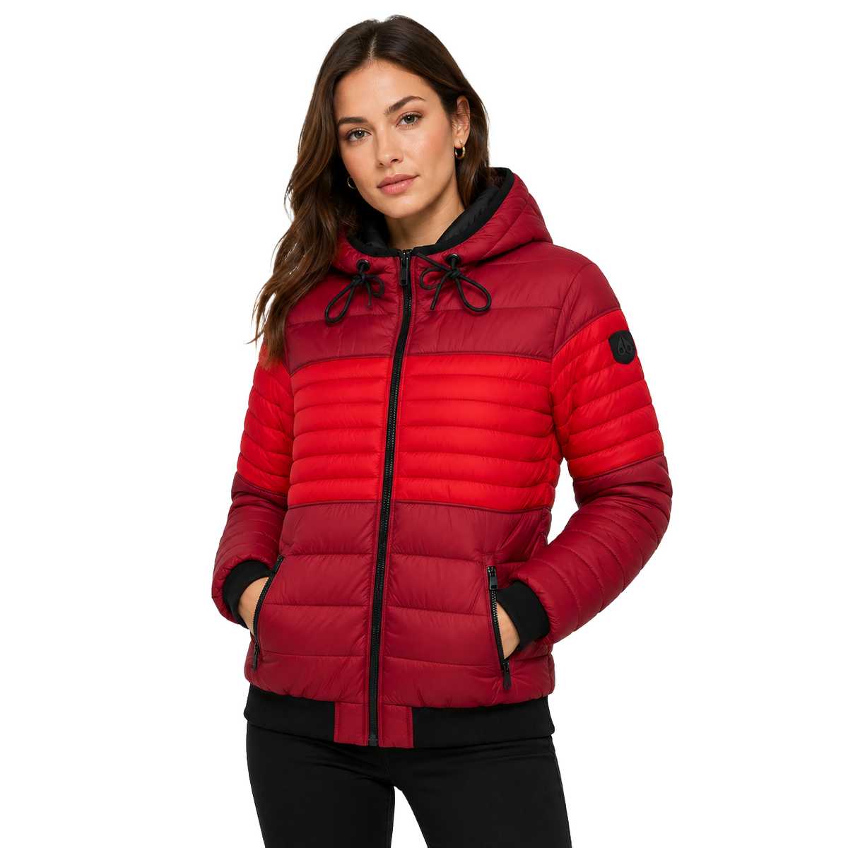 Moose knuckles Women Down Jacket Terra Nova Red