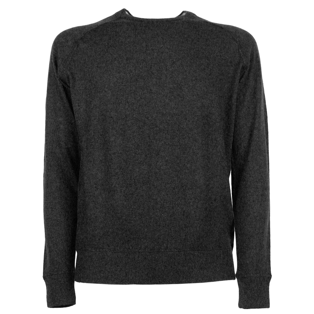 Emilio Romanelli Men Crew Neck Antracite Sweaters Grey