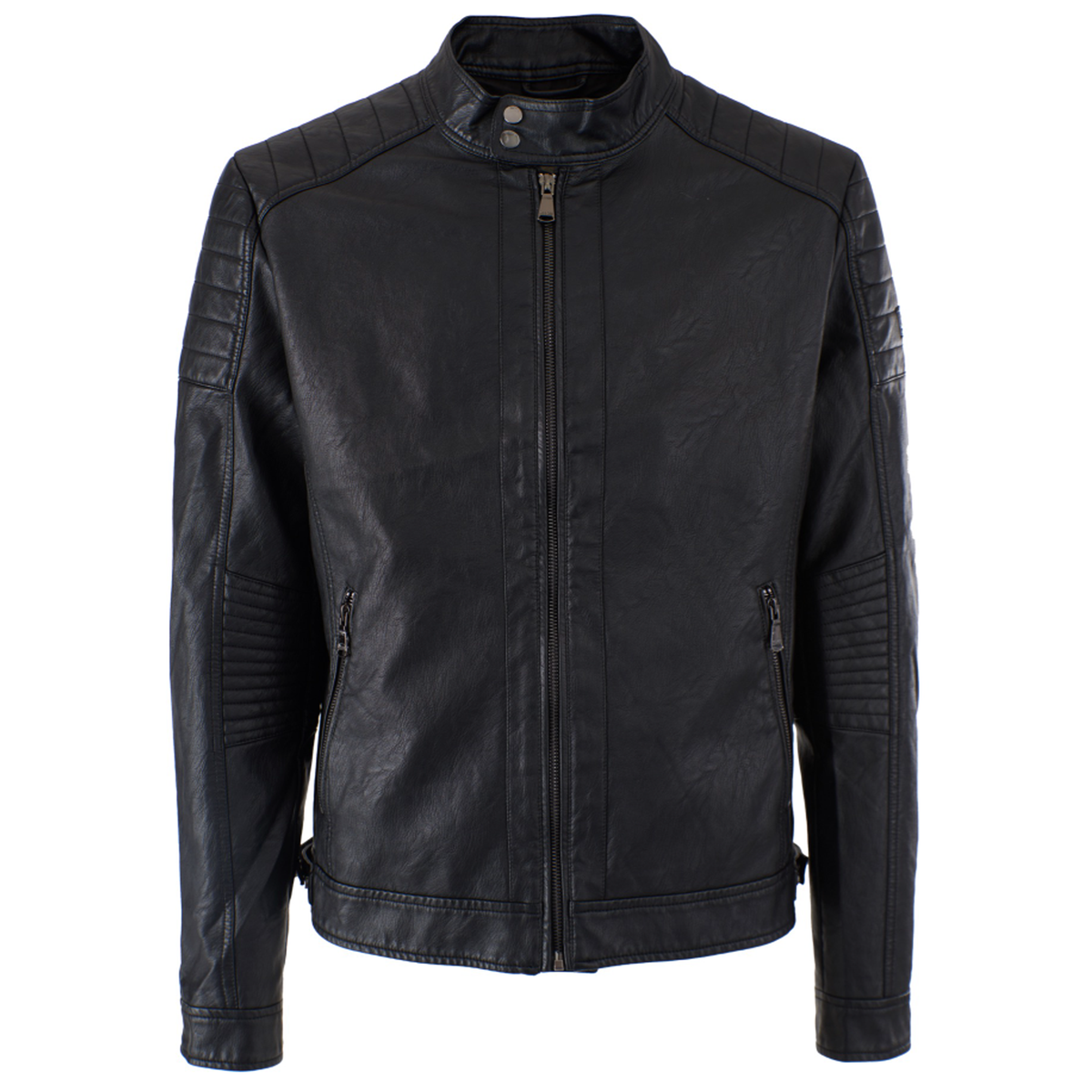 Yes Zee Men Jacket Ecopelle Black
