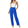 Elisabetta Franchi Women Trousers Pleated Blue