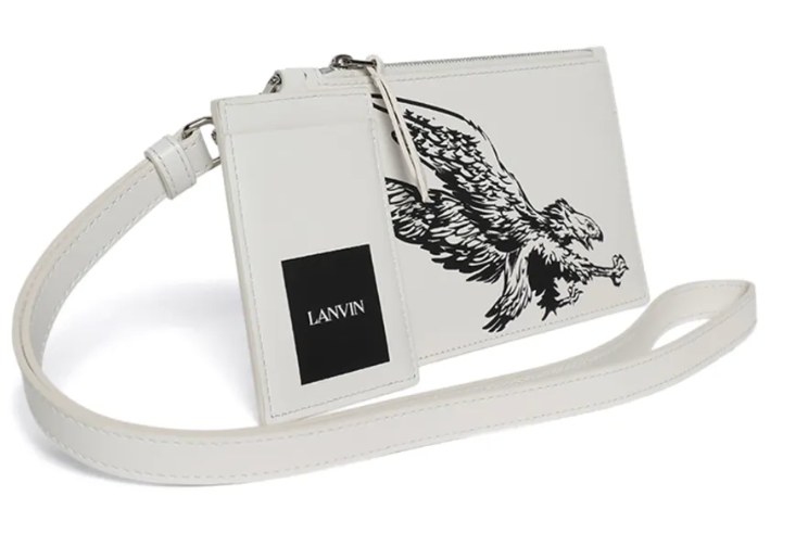 Lanvin Men Pouch Lanvin White