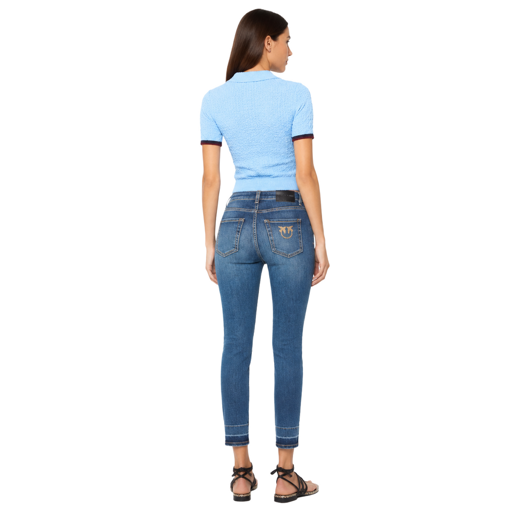Pinko Women Trousers Sabrina Blue