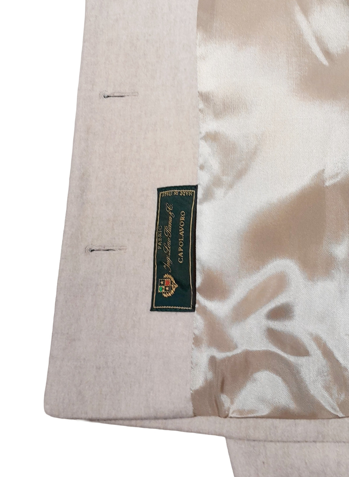 Loro Piana Fabric Women Coat Short Pelliccia Beige