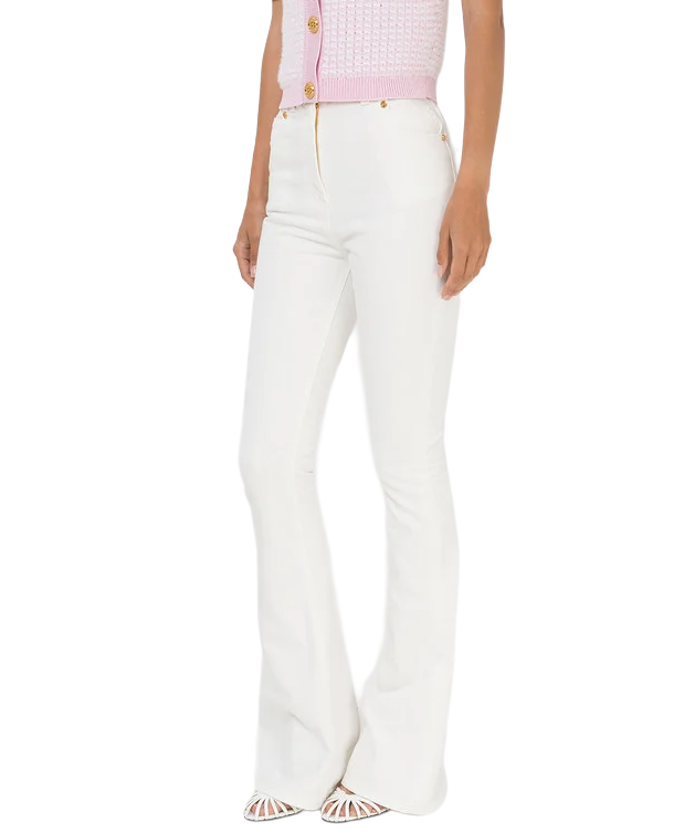 Balmain Women Trousers Zampa White