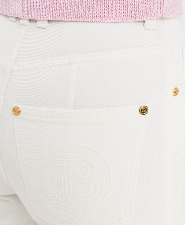 Balmain Women Trousers Zampa White