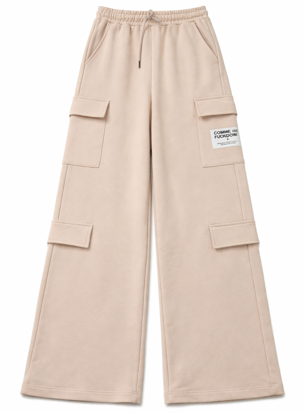 Comme Des Fuckdown Women Trousers Cargo Beige