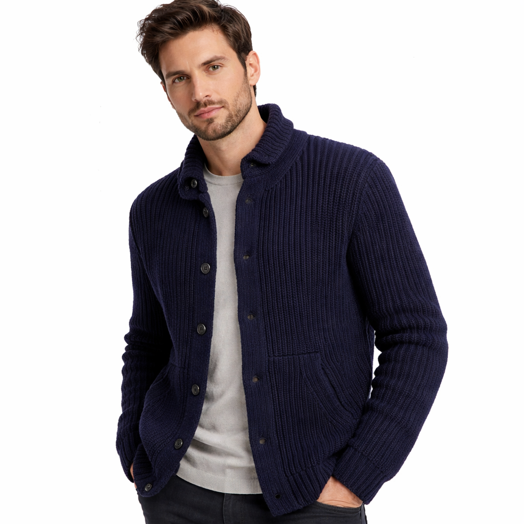 Herno Men Jacket Knit Blue
