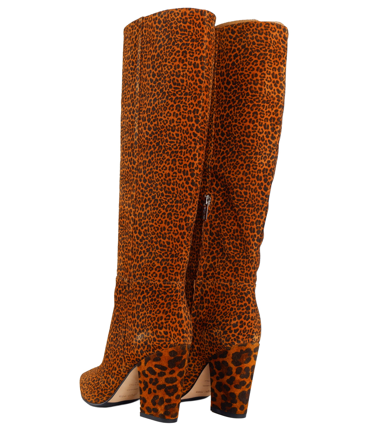 Sergio Rossi Women Stivale Print Leopardo Ankle Boots Brown