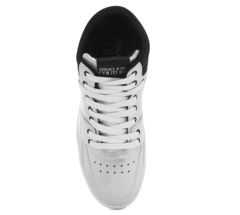 Versace Jeans Couture Men Fondo Starlight Silver Sneakers Grey
