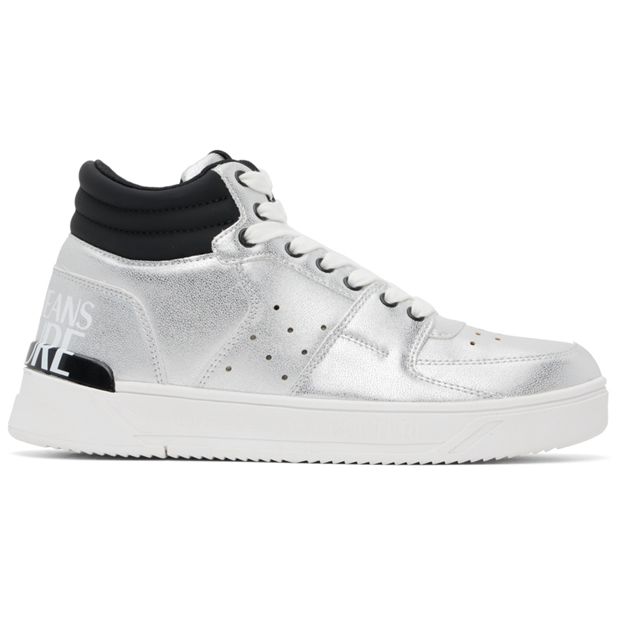 Versace Jeans Couture Men Fondo Starlight Silver Sneakers Grey