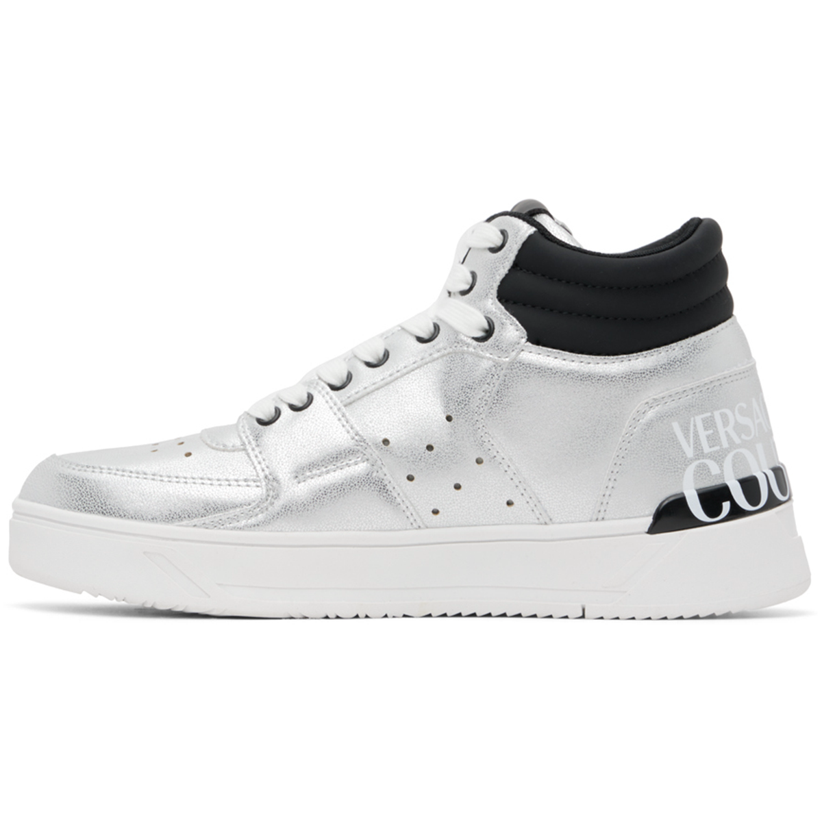 Versace Jeans Couture Men Fondo Starlight Silver Sneakers Grey