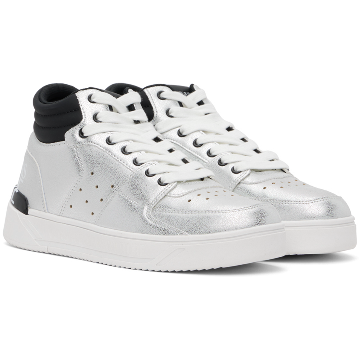 Versace Jeans Couture Men Fondo Starlight Silver Sneakers Grey