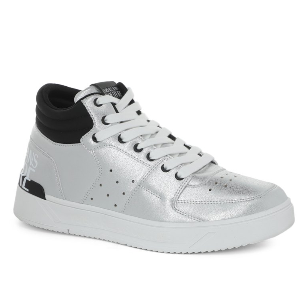 Versace Jeans Couture Men Fondo Starlight Silver Sneakers Grey