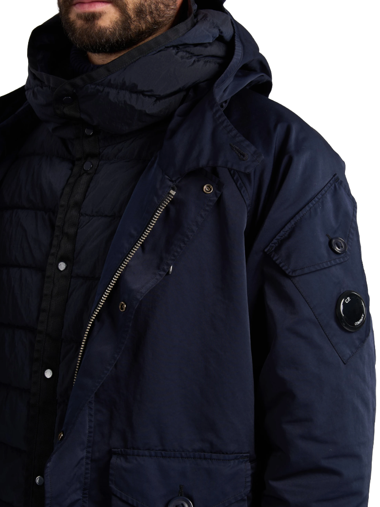 C.P. Company Men Medium Jacket Micro Kei Blue