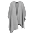 Alpha Studio Unisex Poncho Flanella Poncho Grey