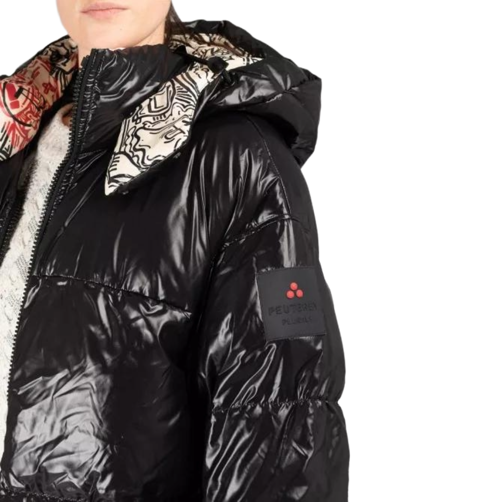 Peuterey Women Down Jacket Reversible Black