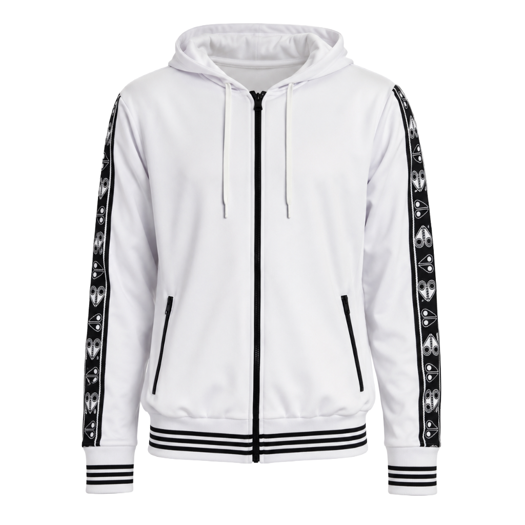 Moose knuckles Men Sweatshirt Track Bomb White