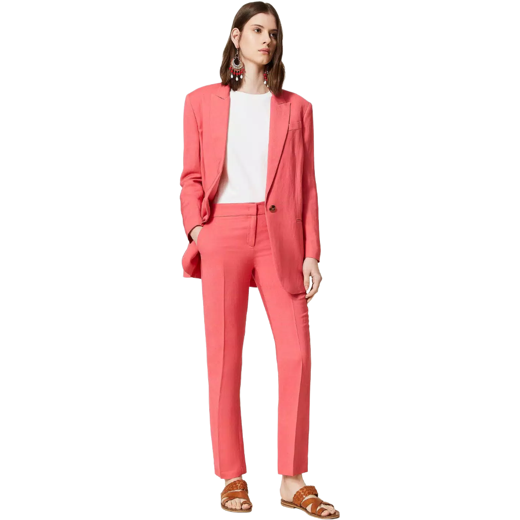 Twinset Women Trousers Sigaretta Pink