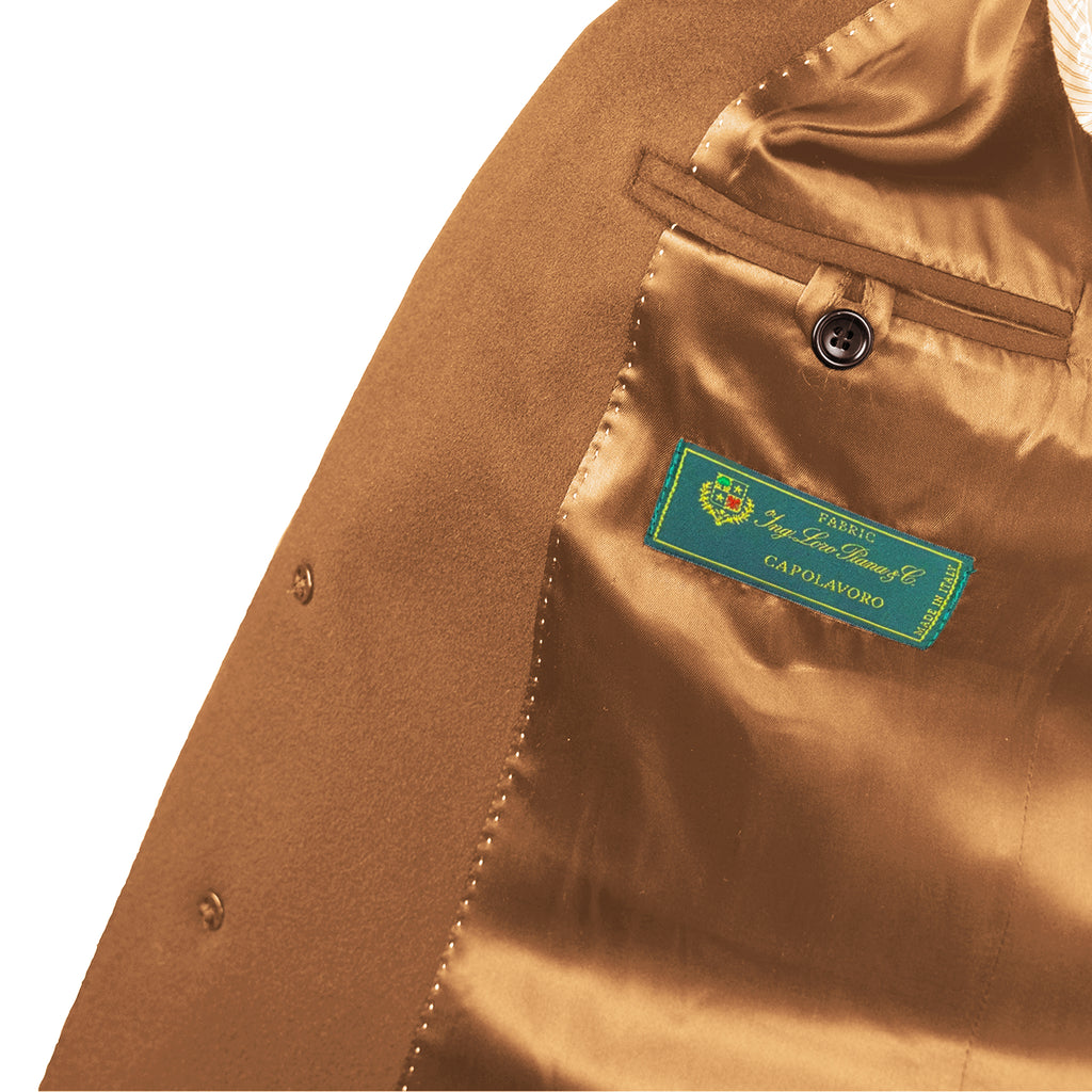 Loro Piana Fabric Men Coat Cammello Camel