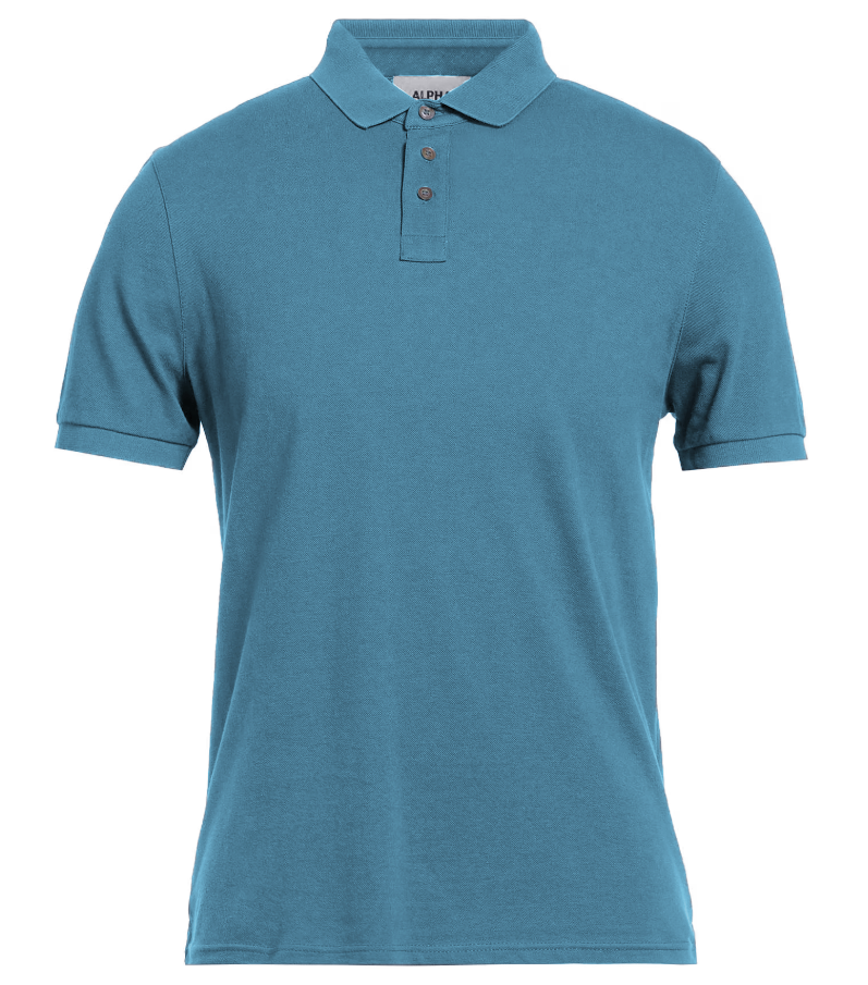 Alpha Studio Men Polo Dye Light Blue