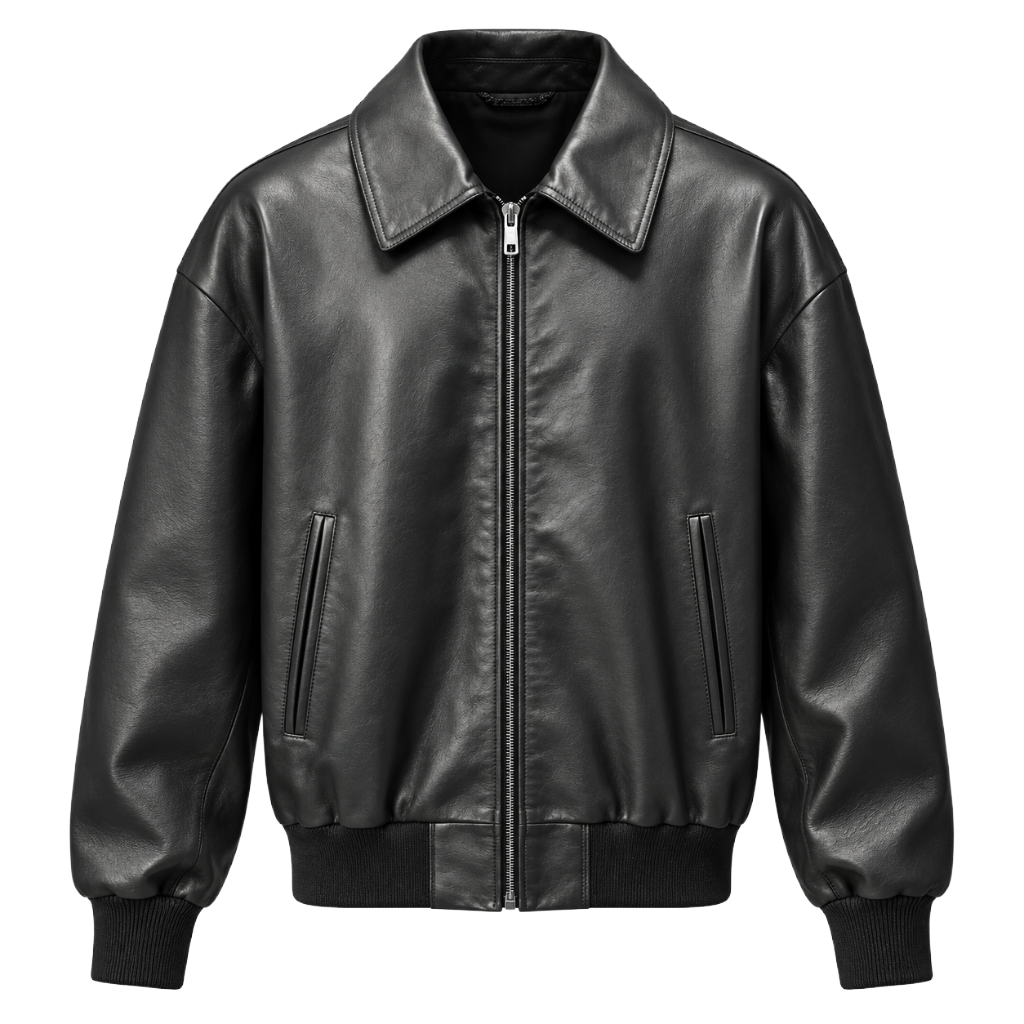 Dolce & Gabbana Men Jacket Leather Black