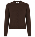 Alpha Studio Women Rebecca Cropped Long Retrò Sweaters Brown