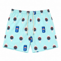 MC2 Saint Barth Men Swimsuit Patterned Watch Can Light Blue