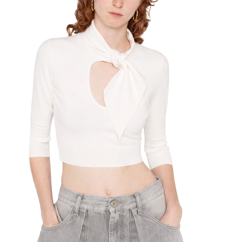 The Attico Women Knit Top White