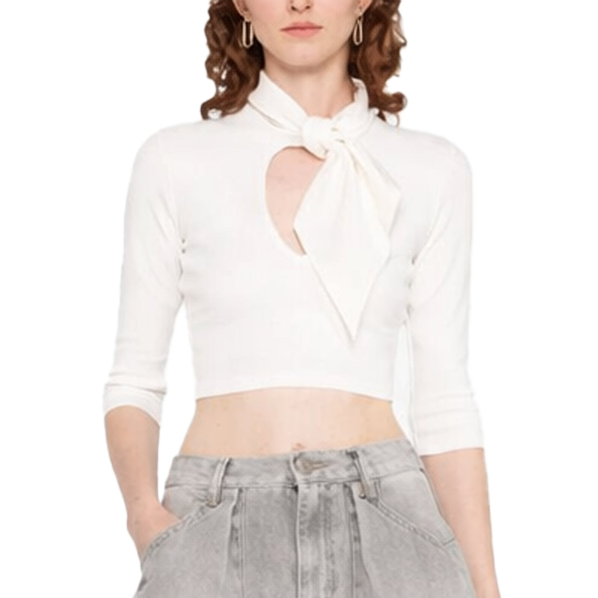 The Attico Women Knit Top White