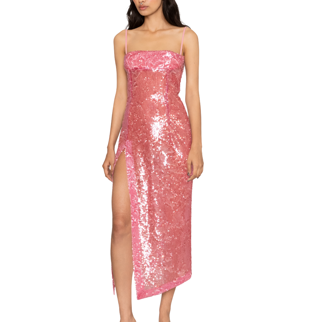 The Attico Women Dress Long Pink