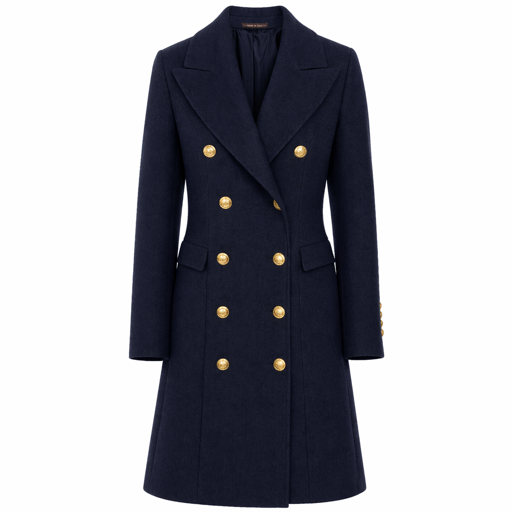 Loro Piana Fabric Women Coat Blue