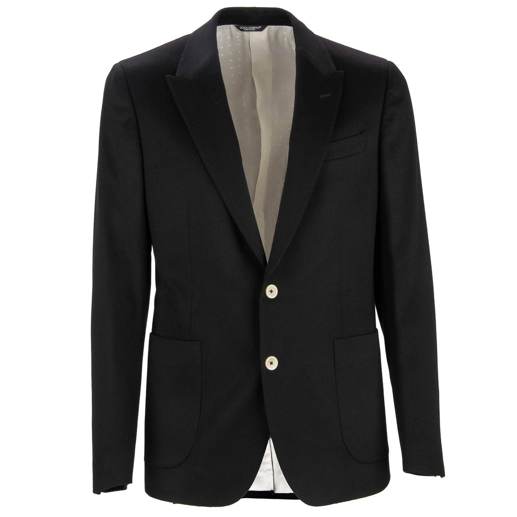 Dolce & Gabbana Men Jacket Wool Black