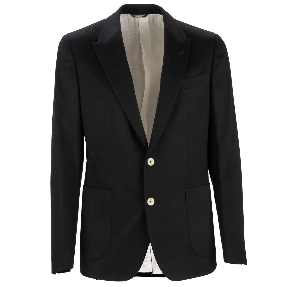 Dolce & Gabbana Men Jacket Wool Black
