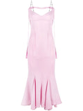 The Attico Women Dress Long Pink