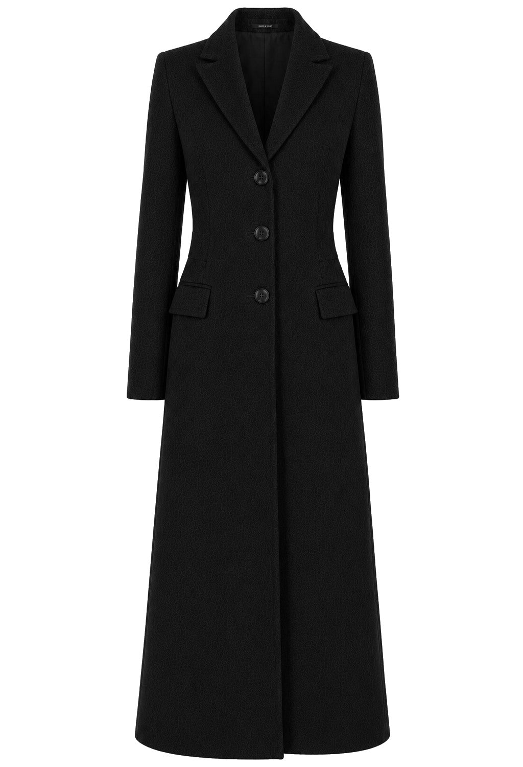 Loro Piana Fabric Women Coat Long Black
