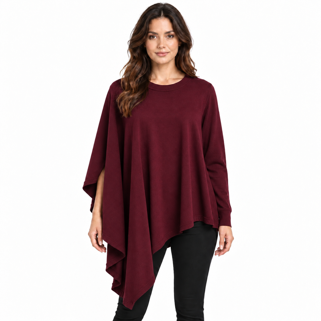 anna molinari Women Crew Neck Asimmetrico Sweaters Red