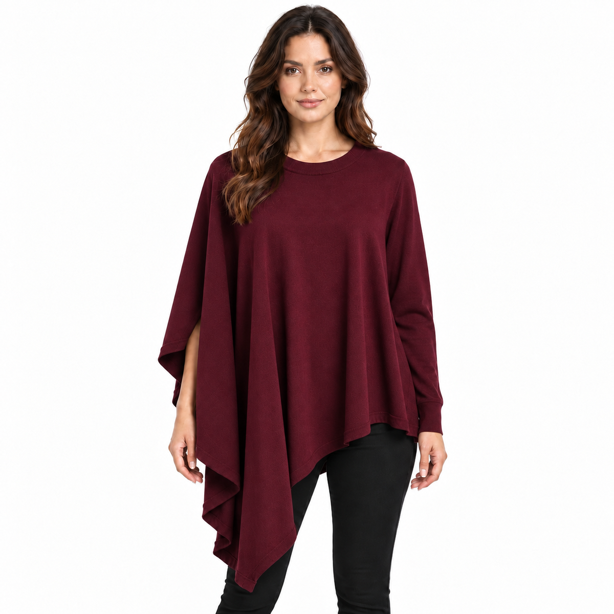 anna molinari Women Crew Neck Asimmetrico Sweaters Red