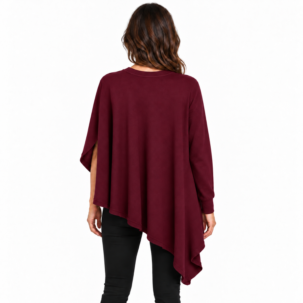 anna molinari Women Crew Neck Asimmetrico Sweaters Red