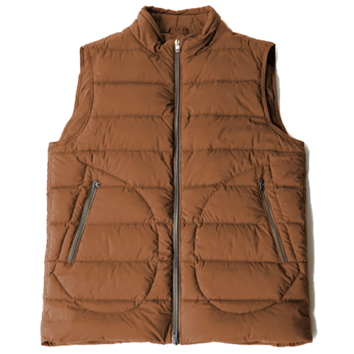 Herno Men Down Jacket Vest Brown