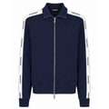 Dsquared2 Men Sweatshirt Cotton Bande Logate Blue