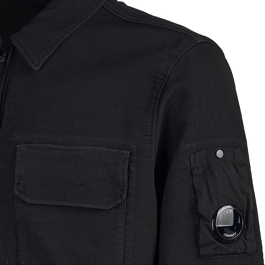 C.P. Company Men Bomber Nylon Double Weave Black