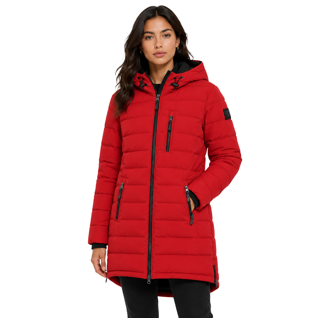 Moose knuckles Women Down Jacket Rockclif Red