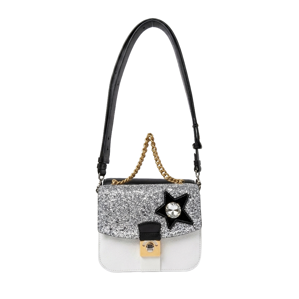 Maison Margiela Women Bag Lock Square White